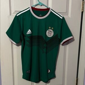 Adidas Kids Green Soccer Jersey